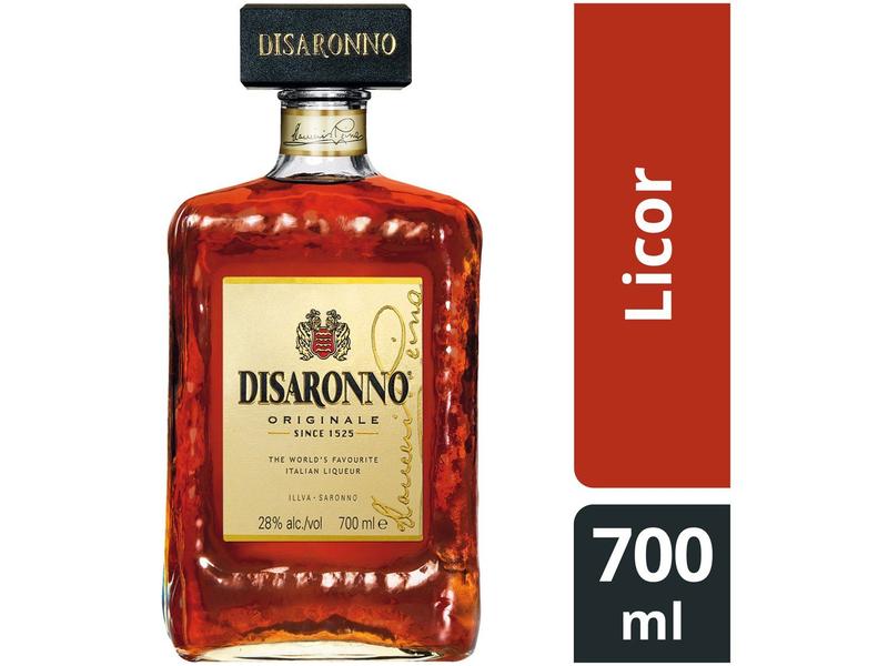 Licor Creme Disaronno Amêndoas - Amaretto Originale 700ml - Licor